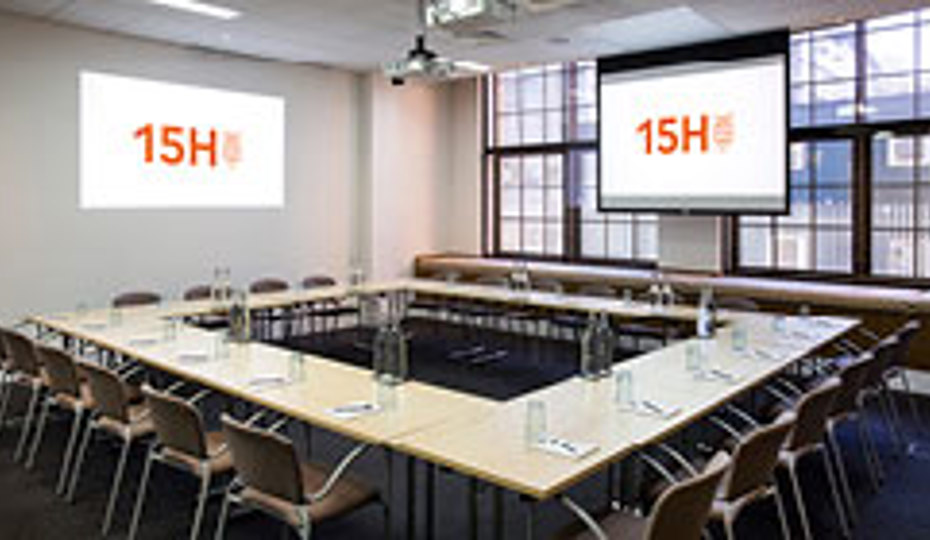 Meeting room setup at 15Hatfields