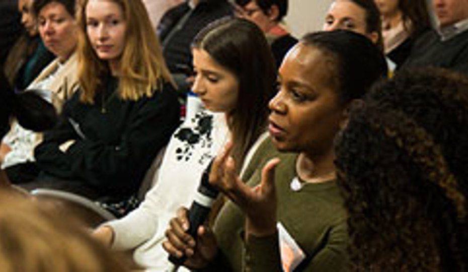 People attending a training workshop at 15Hatfields