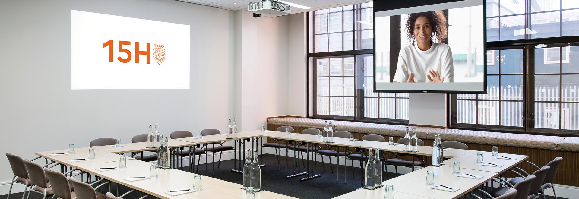 15Hatfields conference room with boardroom-style seating