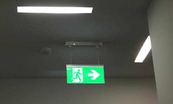 Fire exit sign