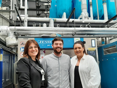 15Hatfields' Deputy General Manager, Joe Harris meets the team at Johnsons Stalbridge's laundry facility in Southall, London