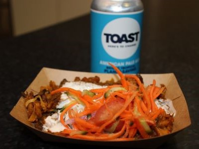 Tasty street food and Toast planet-saving ale