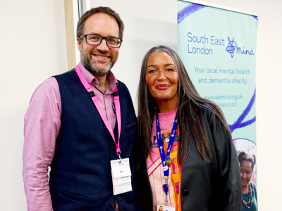 Ben Taylor and Sarah Hughes at SEL Mind connect conference