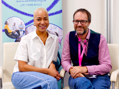 Cush Jumbo and Ben Taylor at SEL Mind connect conference